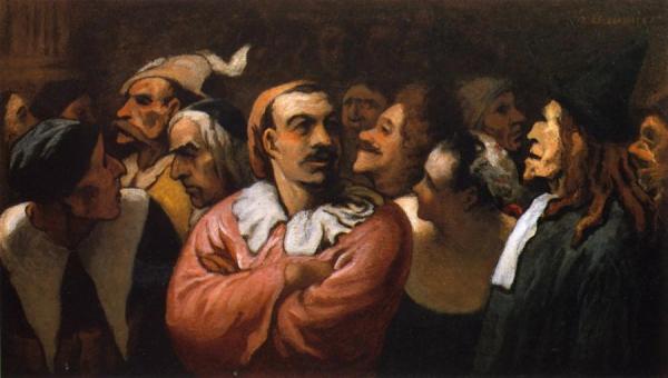 Honore Daumier The Ancient Comedie Francaise