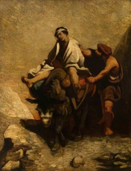 Honore Daumier The Good Samaritan