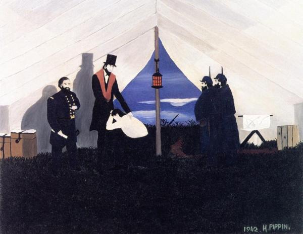 Abe Lincoln, The Great Emancipator by Horace Pippin
