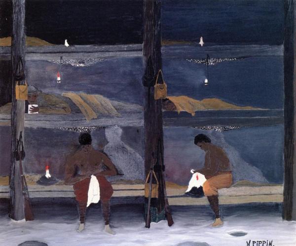 Barracks by Horace Pippin Oil Painting Reproductions