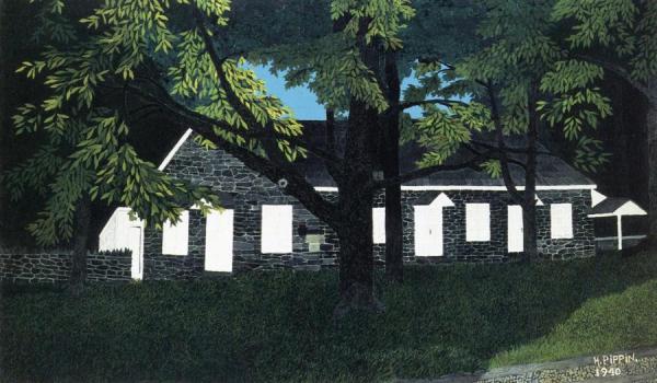 Birmingham Meeting House I by Horace Pippin