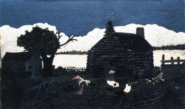Cabin In The Cotton I by Horace Pippin