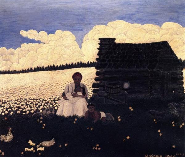 Cabin In The Cotton Ii by Horace Pippin