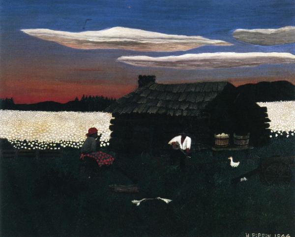 Cabin In The Cotton Iii by Horace Pippin Oil Painting Reproductions
