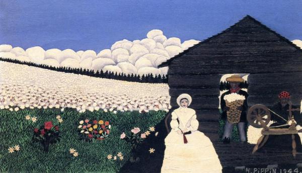 Cabin In The Cotton Iv by Horace Pippin