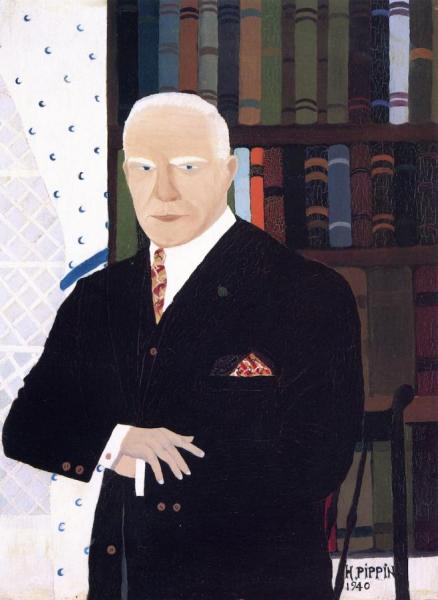 Chester County Art Critic by Horace Pippin