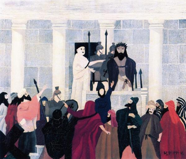 Christ Before Pilate by Horace Pippin