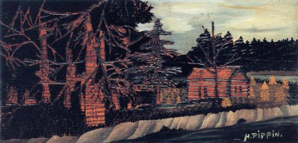 Fall Landscape by Horace Pippin