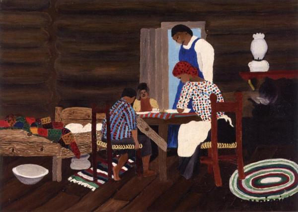 Horace Pippin Giving Thanks