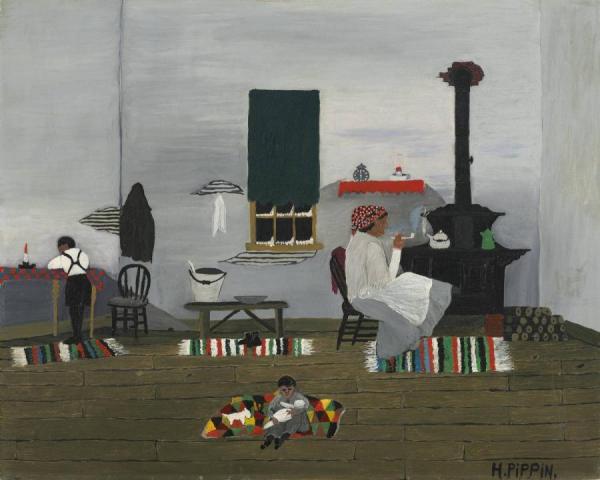 Interior by Horace Pippin Oil Painting Reproductions