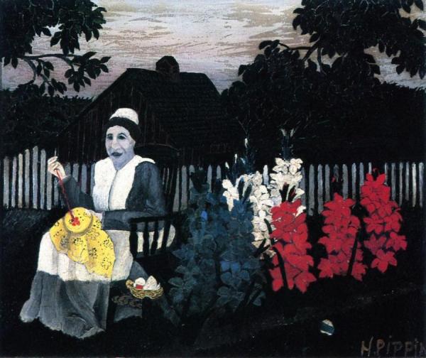 My Backyard by Horace Pippin Oil Painting Reproductions