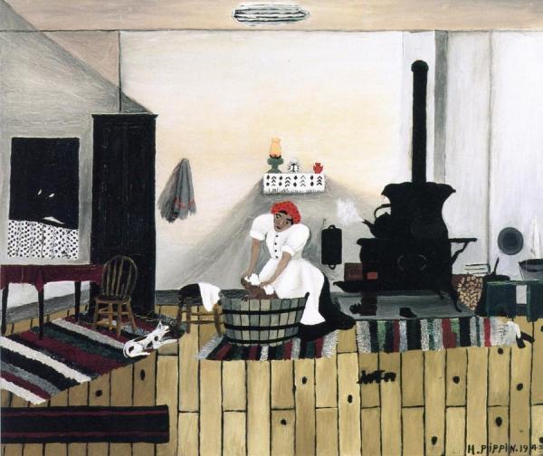 Saturday Night Bath by Horace Pippin Oil Painting Reproductions