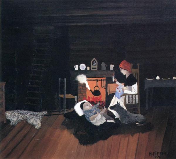 Six Oclock by Horace Pippin