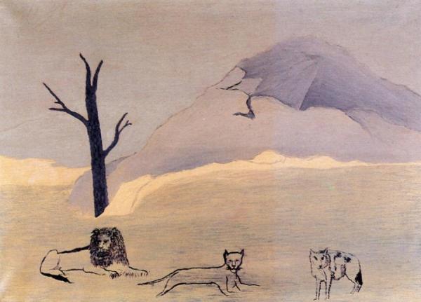 The Holy Mountain Iv (unfinished) by Horace Pippin