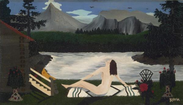 The Lady Of The Lake by Horace Pippin