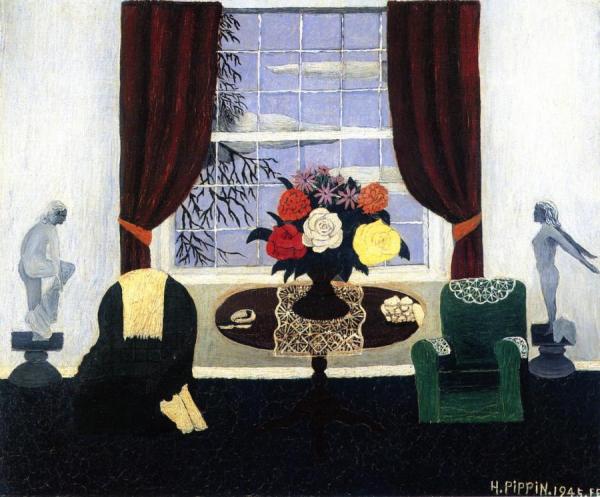 Victorian Parlor by Horace Pippin