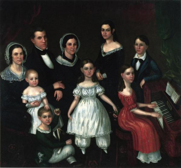 Lewis G. Thompson Family by Horace Rockwell