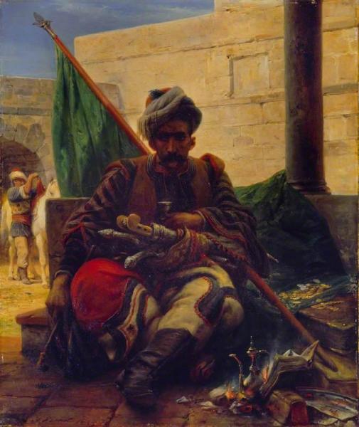 A Bashi-bazouk by Horace Vernet
