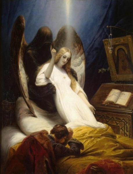 Angel Of Death by Horace Vernet