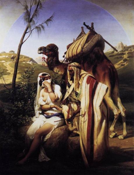 Judah And Tamar by Horace Vernet