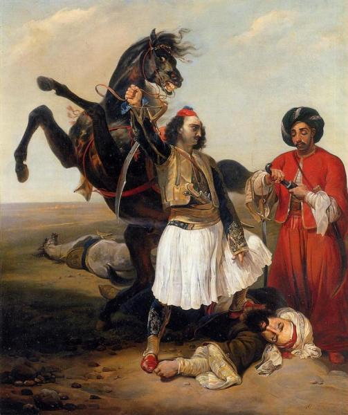 Le Glaour, Conquerer Of D'hassan by Horace Vernet