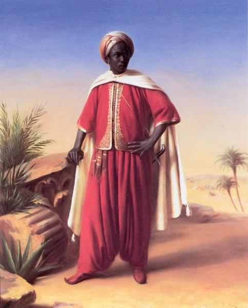 Portrait Of An Arab by Horace Vernet