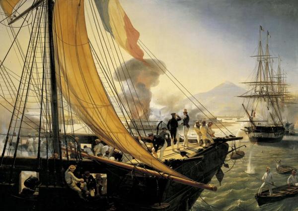 Scene From The Mexican Expedition In 1838 by Horace Vernet