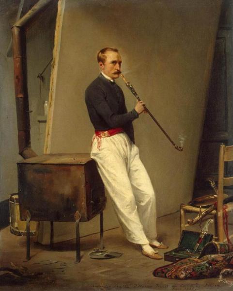 Self-portrait by Horace Vernet