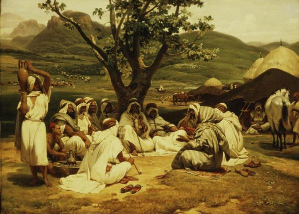 The Arab Tale-teller by Horace Vernet Oil Painting Reproductions