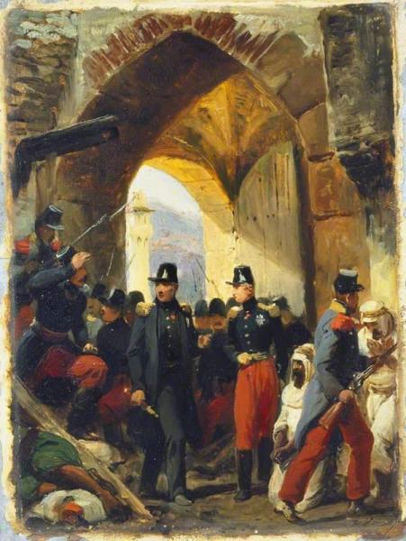 The Duc De Nemours Entering Constantine by Horace Vernet