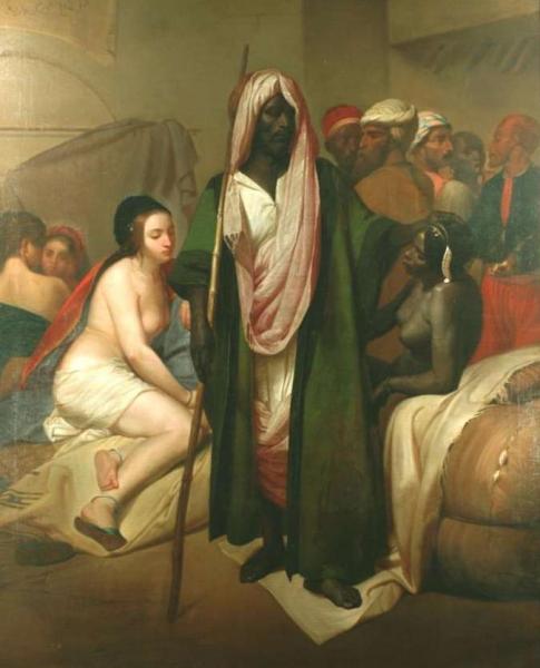The Slave Merchant (le Marchand D'eslaves) by Horace Vernet