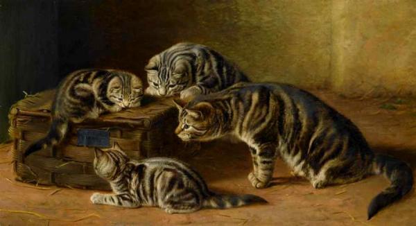 What's Inside? by Horatio Henry Couldery Oil Painting Reproductions