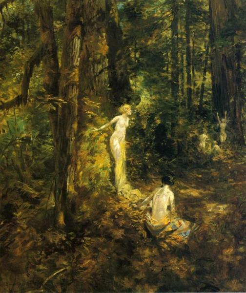 Wood Nymphs by Howard Chandler Christie