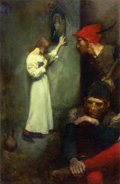 Howard Pyle Guarded By Rough English Soldiers