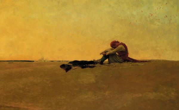 Marooned, 1909 by Howard Pyle
