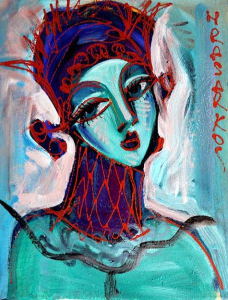 Portrait by Hrair Sarkis Keusseyan (hrasarkos) Oil Painting Reproductions