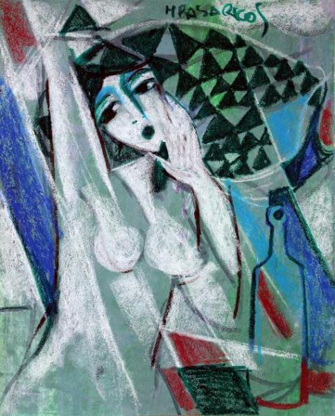 Portrait by Hrair Sarkis Keusseyan (hrasarkos) Oil Painting Reproductions