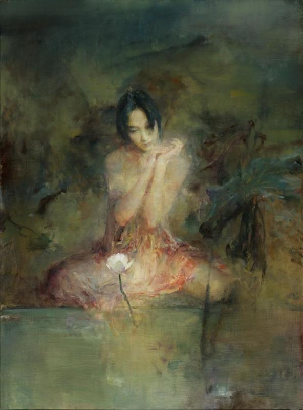 Hu Jun Di Day Dream By The Lotus