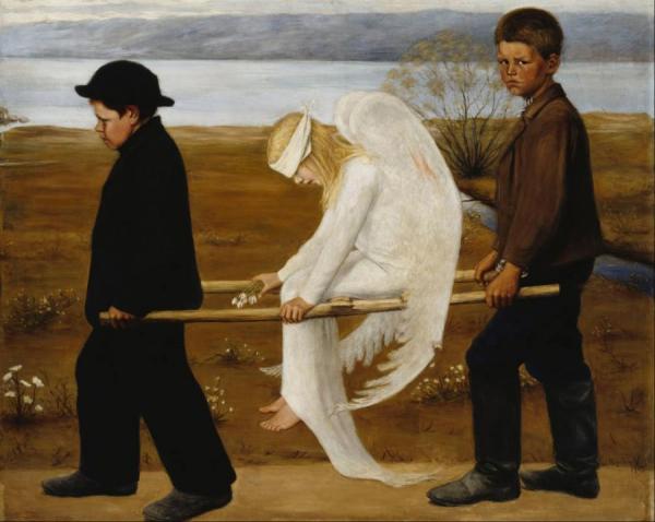 The Wounded Angel by Hugo Simberg