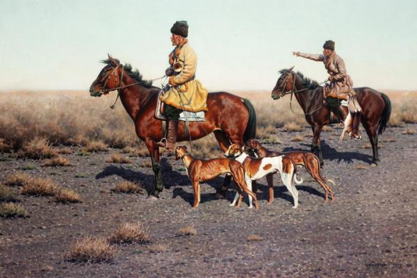 Hugo Ungewitter Hunting On The Steppes