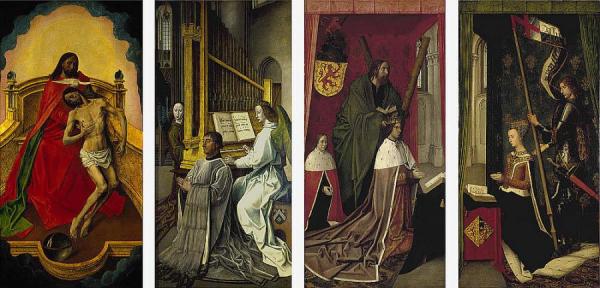 Hugo Van Der Goes The Trinity Altarpiece