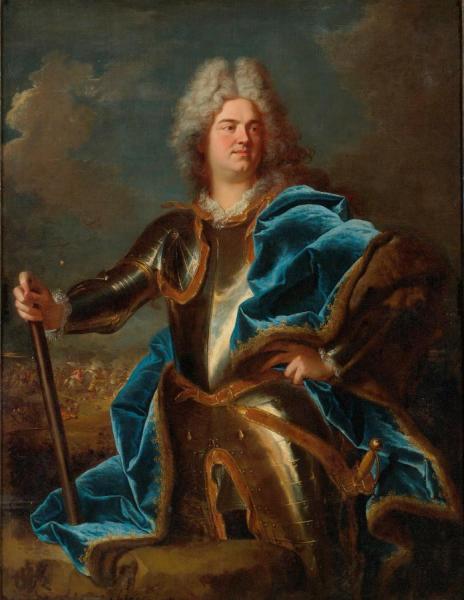 Portrait Of A Man, Possibly Louis Hector, Duke Of Villars by Hyacinthe Rigaud Oil Painting Reproductions