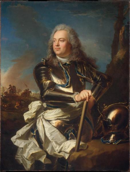 Portrait Of A Military Officer by Hyacinthe Rigaud