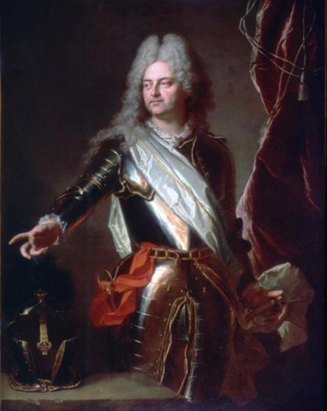 Portrait Of Charles-auguste D'allonville, Marquis De Louville by Hyacinthe Rigaud