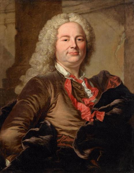 Portrait Of Charles Claude Ange Dupleix De Bacquencourt by Hyacinthe Rigaud