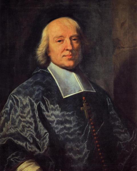 Portrait Of Jacques-bénigne Bossuet by Hyacinthe Rigaud