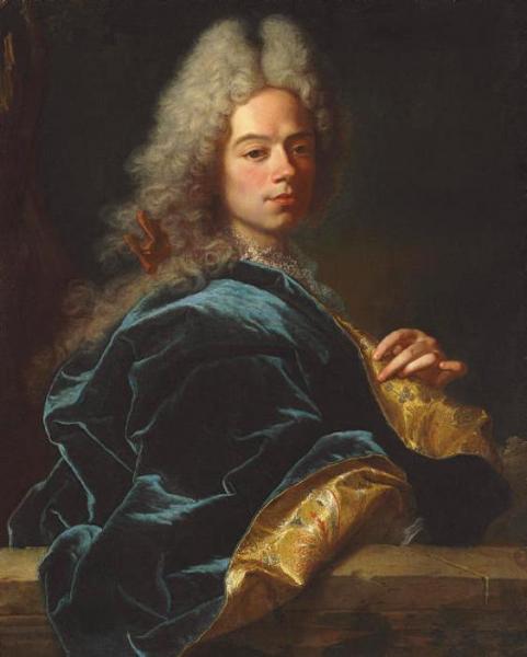 Portrait Of Jean-louis De Roll-montpellier by Hyacinthe Rigaud