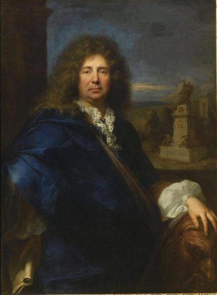 Portrait Of Martin Van Den Bogaert Aka Desjardins, Sculptor by Hyacinthe Rigaud Oil Painting Reproductions