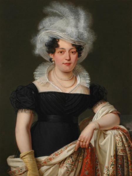 Portrait Of A Lady by Ignace Brice
