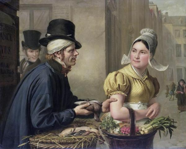 The Poulterer by Ignace Brice
